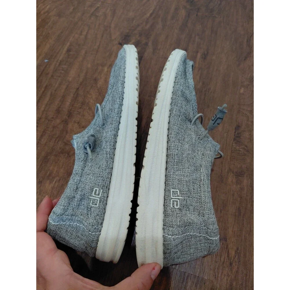 Hey Dude Wally Linen Iron Sneaker Shoe Men's Size US 9 Loafers Shoes